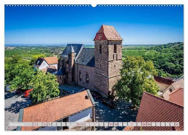 Produktbild: Neuleiningen - Burg- und Weindorf (Wandkalender 2026 DIN A2 quer), CALVENDO Monatskalender