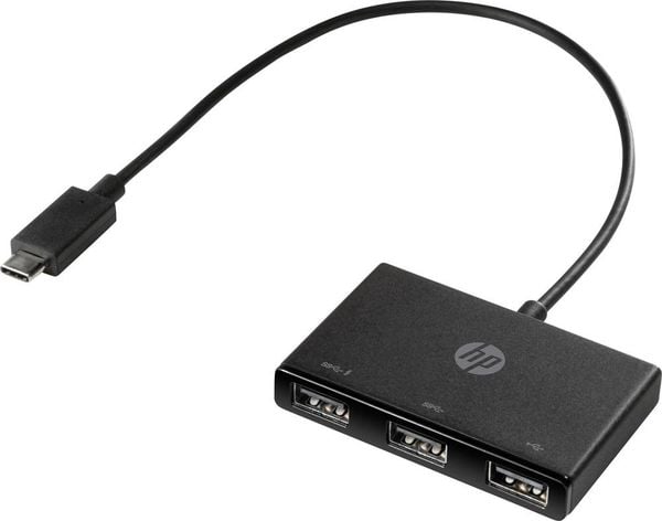 HP USB-C to USB-A Hub USB-C® (USB 3.2 Gen 2) Multiport Hub