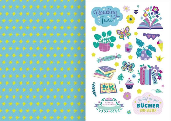 Produktbild: I Love Books &ndash; Sticker-Liebe