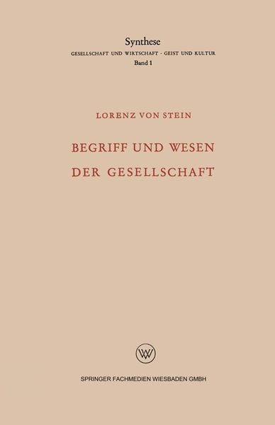 Produktbild: Begriff und Wesen der Gesellschaft