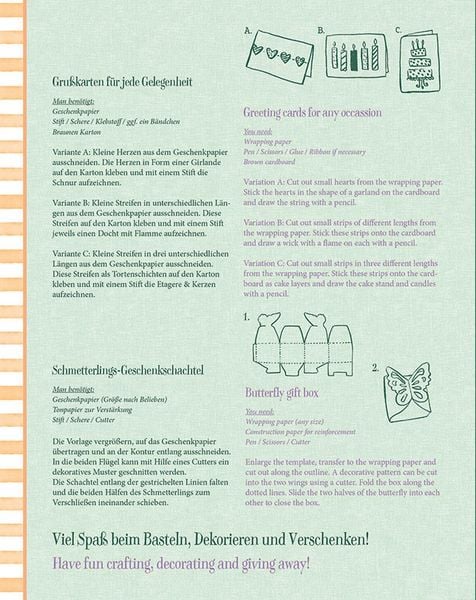 Produktbild: Geschenkpapier-Buch: Sch&ouml;ner Schenken - GartenLiebe (Bastin)