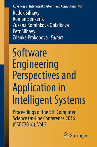 Produktbild: Software Engineering Perspectives and Application in Intelligent Systems