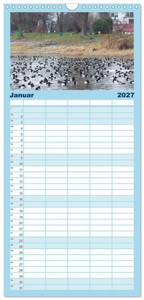 Produktbild: Familienplaner 2027 - Allensbach am Bodensee mit 5 Spalten (Wandkalender, 21 x 45 cm) CALVENDO