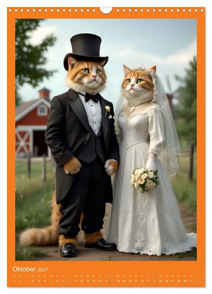 Produktbild: Nicht nur ein Vogel wollte Hochzeit halten (Wandkalender 2027 DIN A3 hoch), CALVENDO Monatskalender