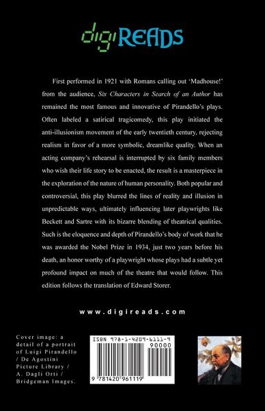 Produktbild: Six Characters in Search of an Author