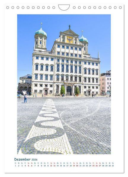 Produktbild: Augsburg - Gesichter einer Stadt (Wandkalender 2026 DIN A4 hoch), CALVENDO Monatskalender