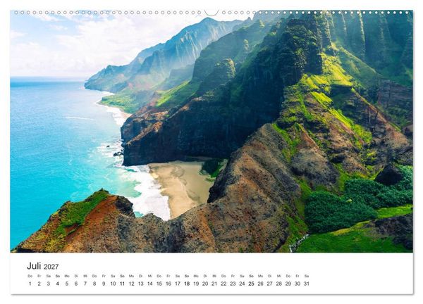 Produktbild: Himmlisches Hawaii (hochwertiger Premium Wandkalender 2027 DIN A2 quer), Kunstdruck in Hochglanz