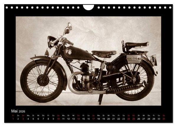 Produktbild: Motorrad Oldtimer aus &Ouml;sterreich (Wandkalender 2026 DIN A4 quer), CALVENDO Monatskalender