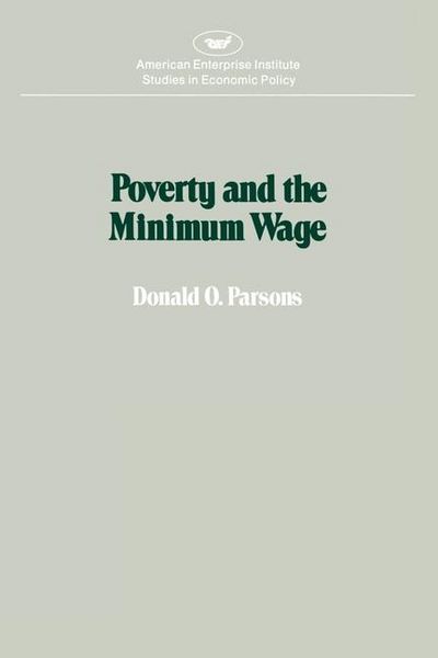 Produktbild: Poverty and the Minimum Wage