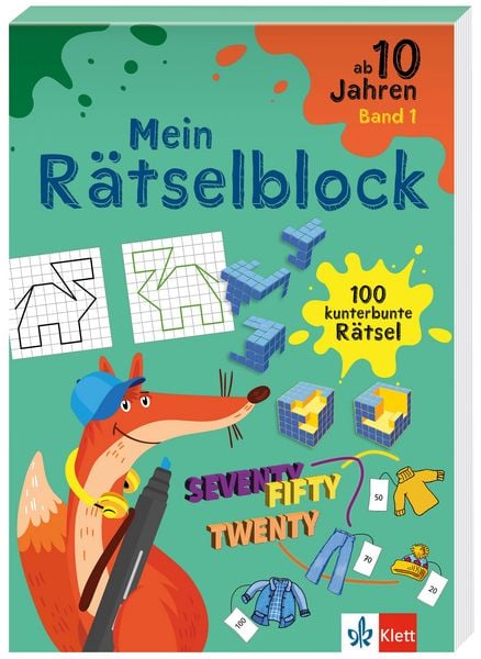 Klett Mein Rätselblock ab 10 Jahren Band 1, Taschenbuch von , Klett Lerntraining bei PONS Langenscheidt GmbH, 978-3-12-949834-7
