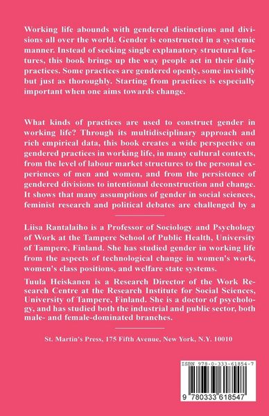 Produktbild: Gendered Practices in Working Life