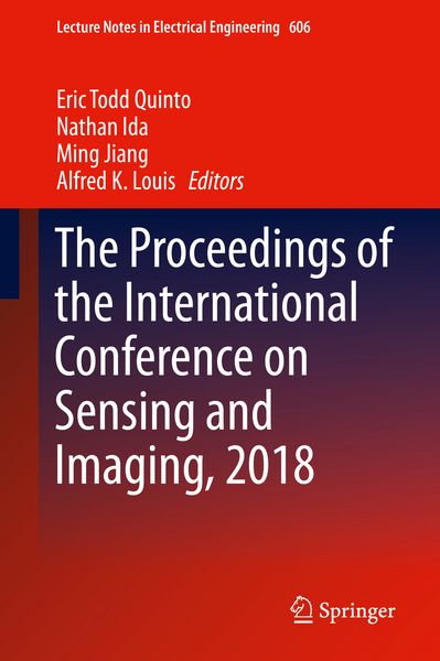 Produktbild: The Proceedings of the International Conference on Sensing and Imaging, 2018
