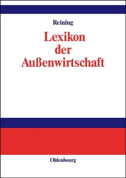 Produktbild: Lexikon der Au&szlig;enwirtschaft