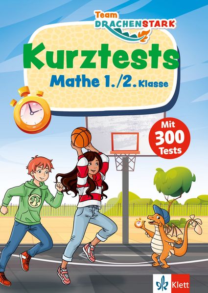 Produktbild: Klett Team Drachenstark: Kurztests Mathe 1./2. Klasse