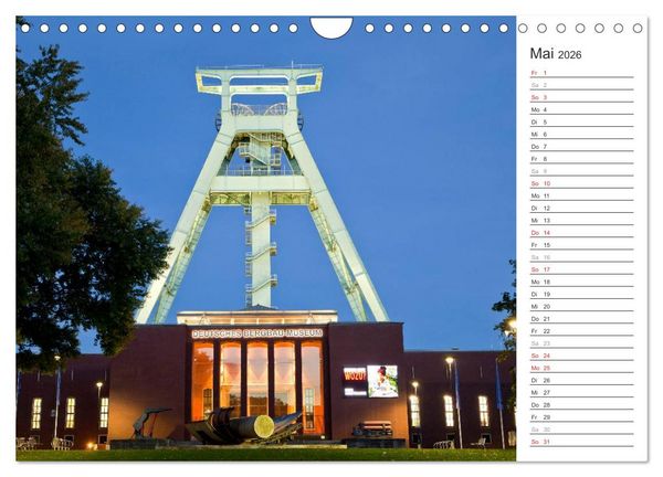 Produktbild: Auf der Route der Industriekultur (Wandkalender 2026 DIN A4 quer), CALVENDO Monatskalender