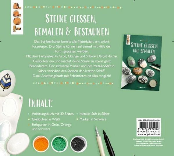 Produktbild: Kreativ-Set - Steine gie&szlig;en