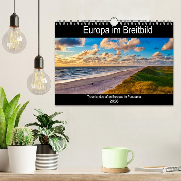Produktbild: Europa im Breitbild (Wandkalender 2026 DIN A4 quer), CALVENDO Monatskalender