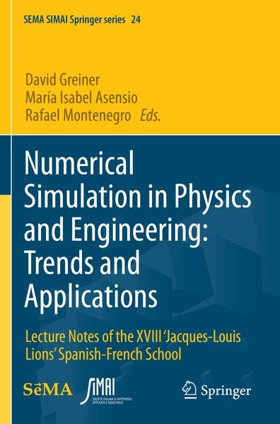 Produktbild: Numerical Simulation in Physics and Engineering: Trends and Applications