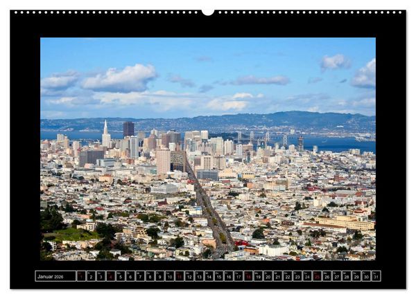 Produktbild: Wunderbares San Francisco (Wandkalender 2026 DIN A2 quer), CALVENDO Monatskalender