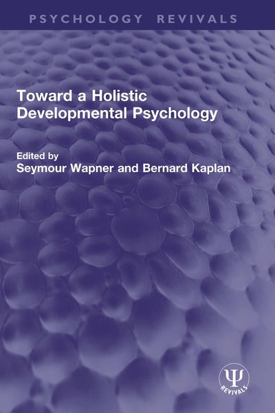 Produktbild: Toward a Holistic Developmental Psychology
