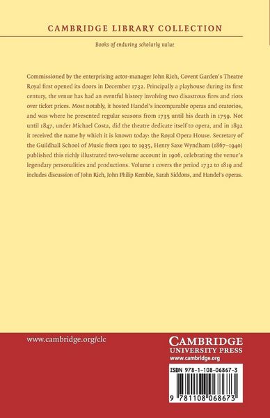 Produktbild: The Annals of Covent Garden Theatre from 1732 to 1897
