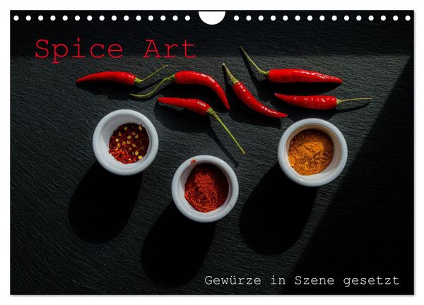 Produktbild: Spice Art - Gew&uuml;rze in Szene gesetzt (Wandkalender 2026 DIN A4 quer), CALVENDO Monatskalender