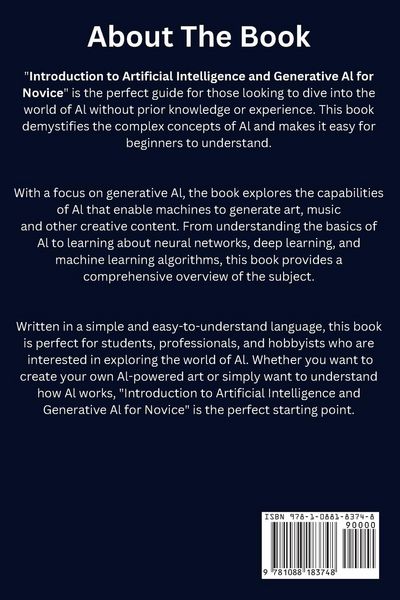Produktbild: Introduction to Artificial Intelligence and Generative AI for Novice