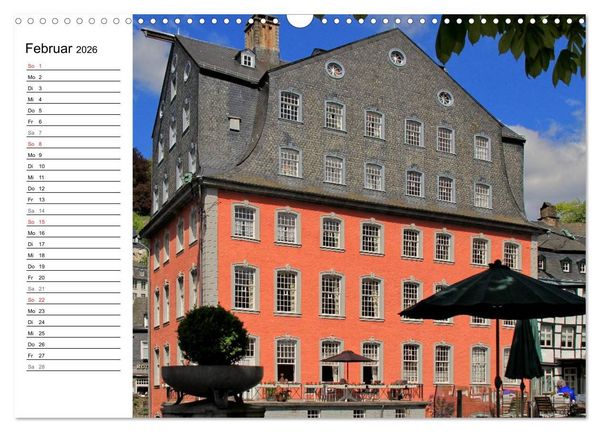 Produktbild: Eine Perle in der Eifel - Monschau (Wandkalender 2026 DIN A3 quer), CALVENDO Monatskalender