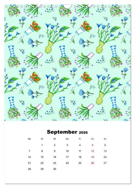 Produktbild: MUSTERMACKE (Wandkalender 2026 DIN A3 hoch), CALVENDO Monatskalender