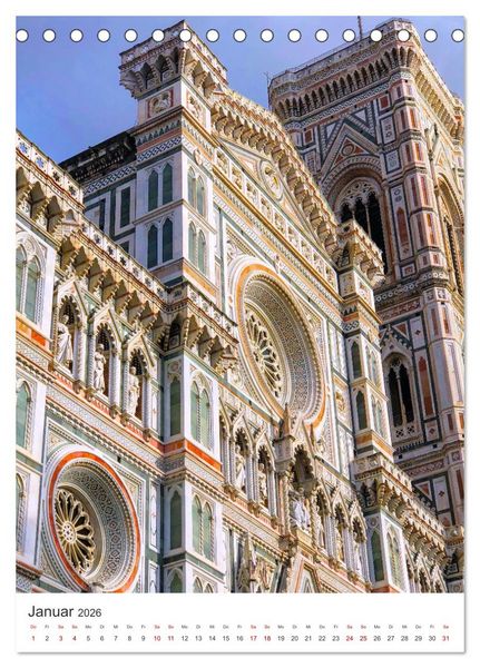 Produktbild: Italien - Einmalige Landschaften. (Tischkalender 2026 DIN A5 hoch), CALVENDO Monatskalender