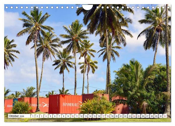 Produktbild: Rarotonga - Trauminsel im S&uuml;dpazifik. (Wandkalender 2026 DIN A4 quer), CALVENDO Monatskalender