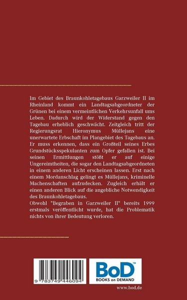 Produktbild: Begraben in Garzweiler II