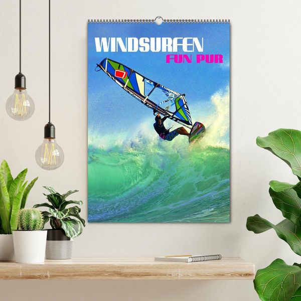 Produktbild: Windsurfen - Fun pur (Wandkalender 2026 DIN A2 hoch), CALVENDO Monatskalender