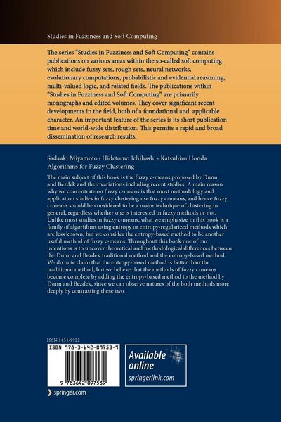 Produktbild: Algorithms for Fuzzy Clustering