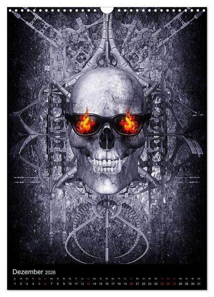 Produktbild: S.O.D. - Skulls Of Death Vol. I - Totenkopf Artworks (Wandkalender 2026 DIN A3 hoch), CALVENDO Monatskalender