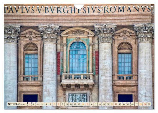 Produktbild: Reise durch Italien Vatikan (Wandkalender 2026 DIN A4 quer), CALVENDO Monatskalender