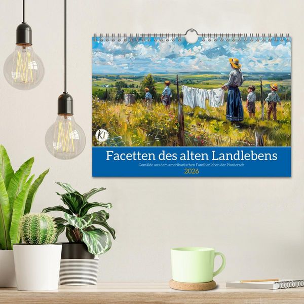 Produktbild: Facetten des alten Landlebens (Wandkalender 2026 DIN A4 quer), CALVENDO Monatskalender