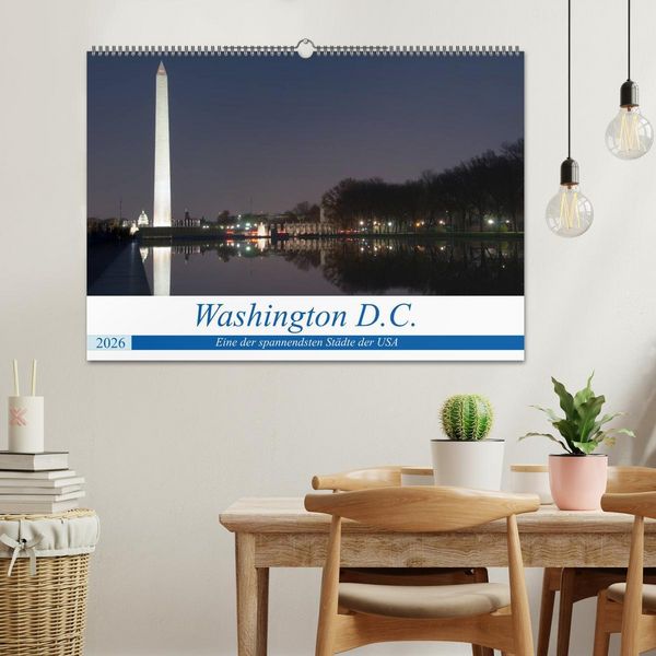 Produktbild: Washington D.C. (Wandkalender 2026 DIN A2 quer), CALVENDO Monatskalender