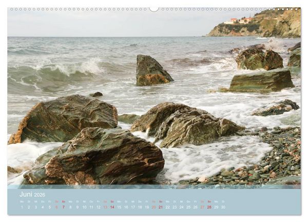 Produktbild: Lesbos - Inselimpressionen (hochwertiger Premium Wandkalender 2026 DIN A2 quer), Kunstdruck in Hochglanz