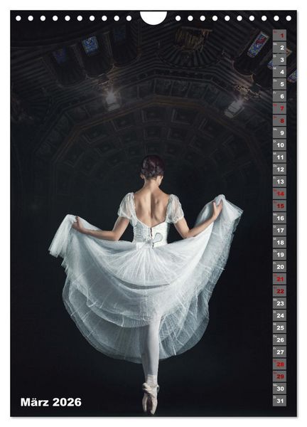 Produktbild: Sinneseindruck Ballett (Wandkalender 2026 DIN A4 hoch), CALVENDO Monatskalender