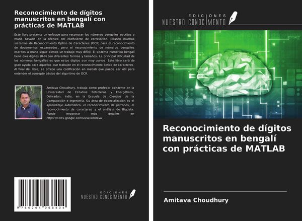 Produktbild: Reconocimiento de d&iacute;gitos manuscritos en bengal&iacute; con pr&aacute;cticas de MATLAB