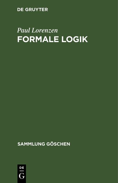 Produktbild: Formale Logik