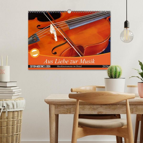 Produktbild: Aus Liebe zur Musik (Wandkalender 2026 DIN A3 quer), CALVENDO Monatskalender