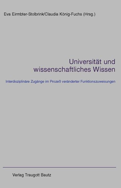 Produktbild: Universit&auml;t und wissenschaftliches Wissen