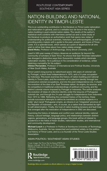 Produktbild: Nation-Building and National Identity in Timor-Leste