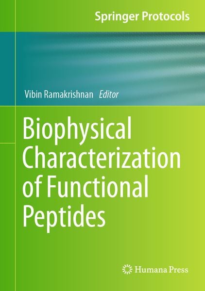 Produktbild: Biophysical Characterization of Functional Peptides