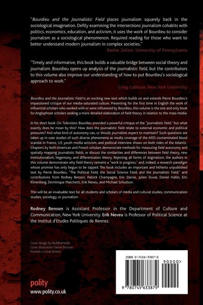 Produktbild: Bourdieu and the Journalistic Field