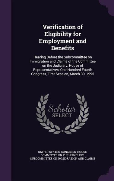Produktbild: Verification of Eligibility for Employment and Benefits