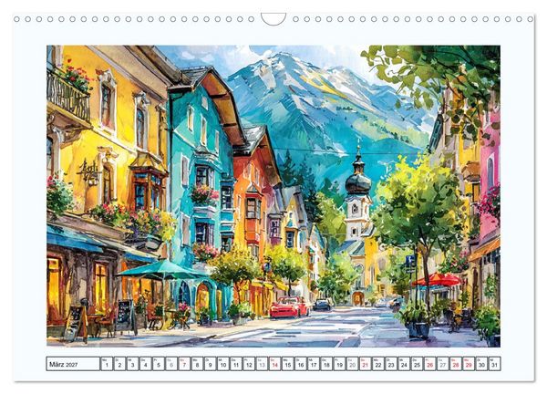 Produktbild: &Ouml;sterreich. Alpenzauber und Seentr&auml;ume (Wandkalender 2027 DIN A3 quer), CALVENDO Monatskalender