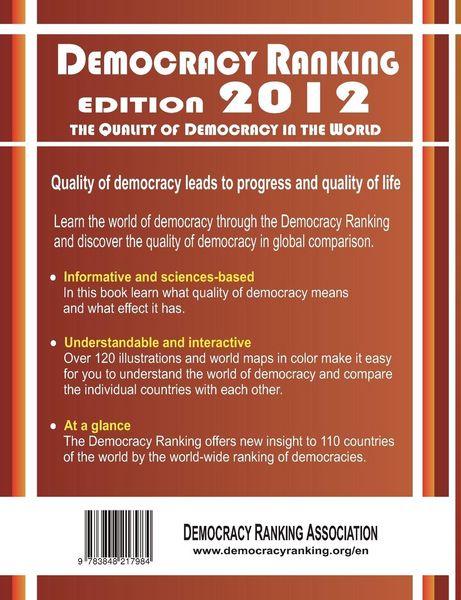 Produktbild: Democracy Ranking (Edition 2012)
